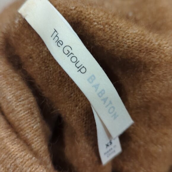 Aritzia Babaton | Adichie Oversized turtleneck Sweater Constant Camel - Picture 7 of 10